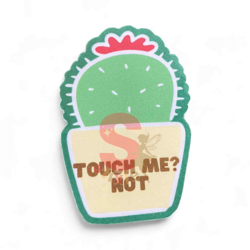 Touch me not CACTUS- Vinyl/Waterproof