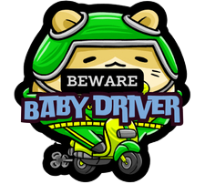 BABY DRIVER- Vinyl/Waterproof