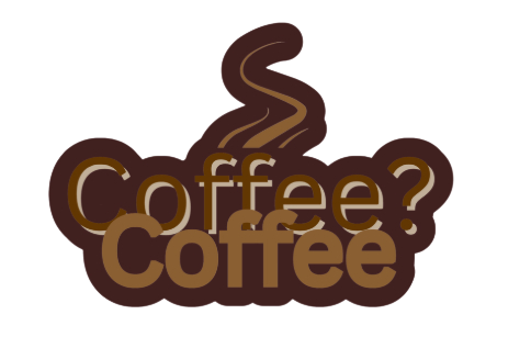 COFFEE sticker- Vinly/Waterproof