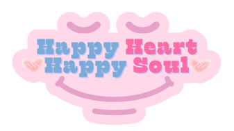 Happy Heart Happy Soul- Cute Vinyl/Waterproof