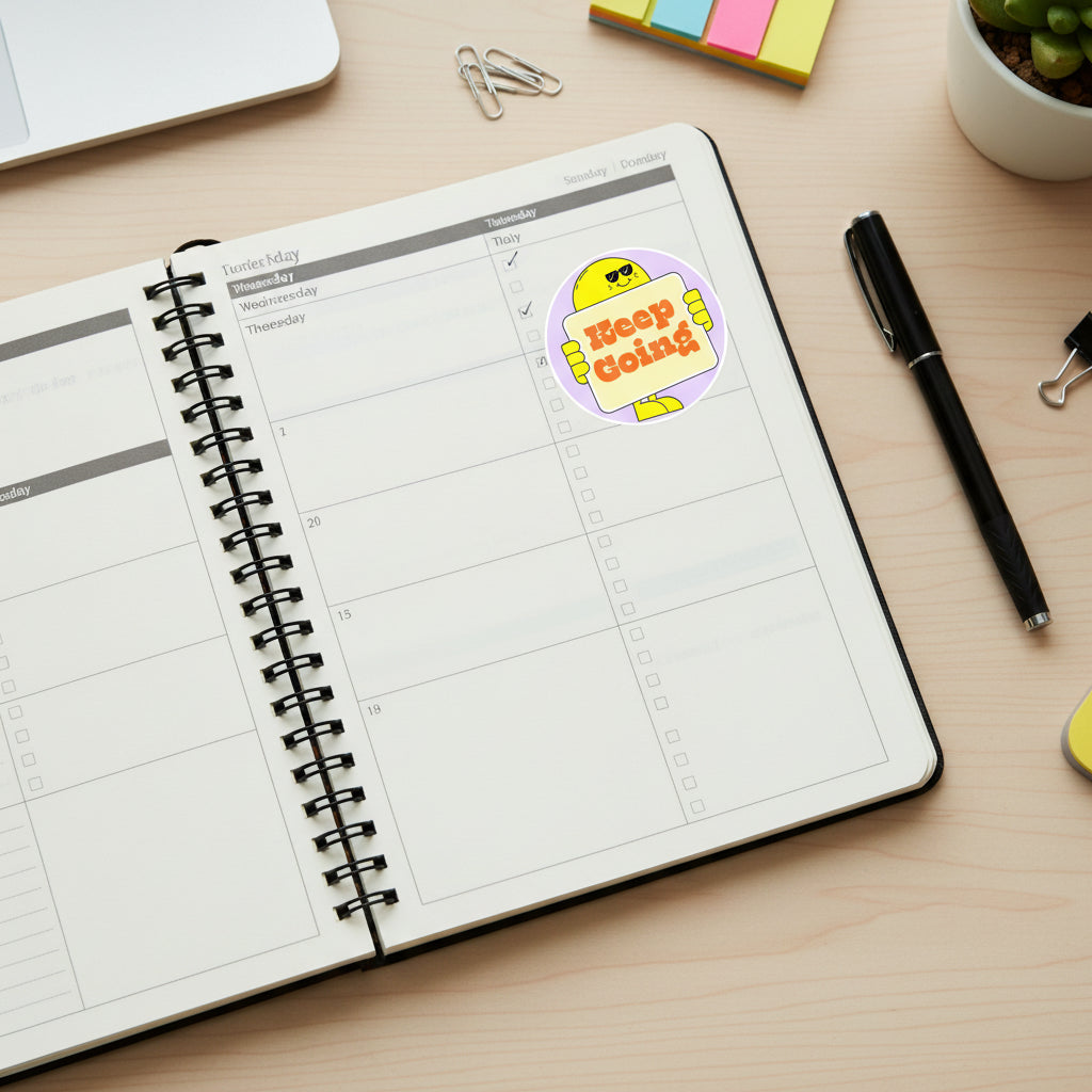 KEEP GOING- Vinly/Waterproof/Matte