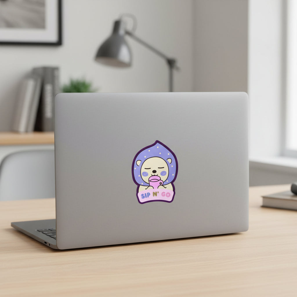 SIP N GO- Vinyl/Waterproof/Matte