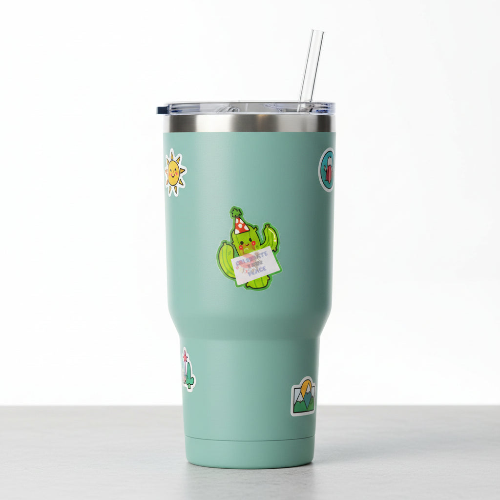 Celebrate your peace- CACTUS Vinyl/Waterproof