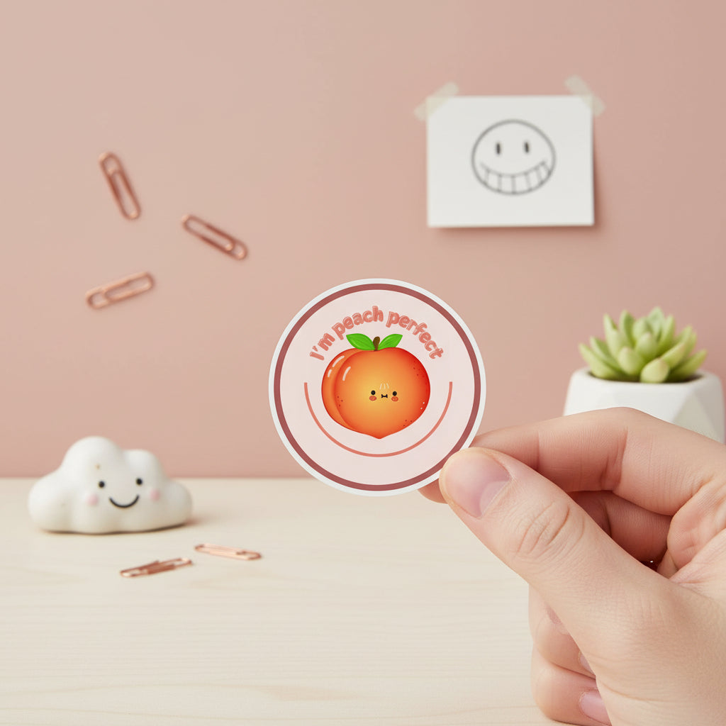 I'm Peach Perfect- Vinyl/Waterproof