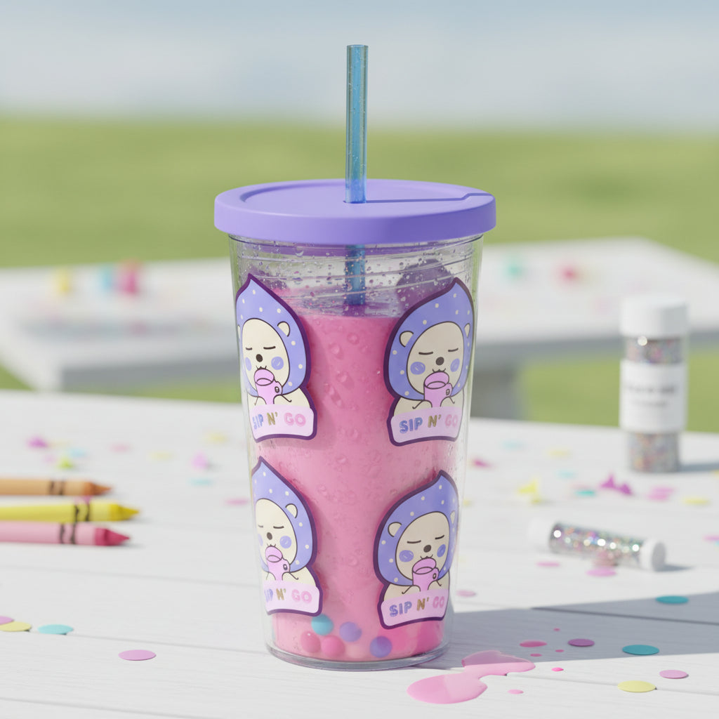 SIP N GO- Vinyl/Waterproof/Matte