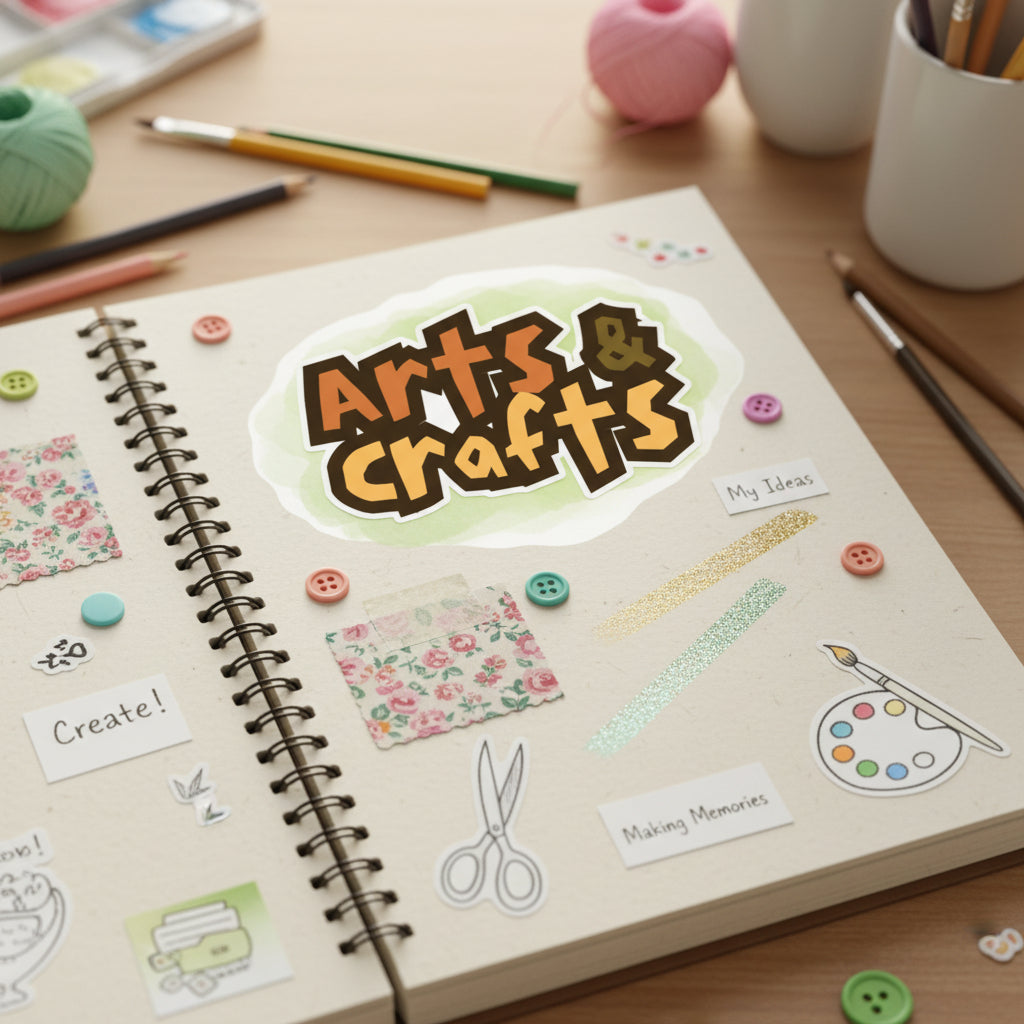 ARTS & CRAFTS Light green- Vinyl/Waterproof/Matte