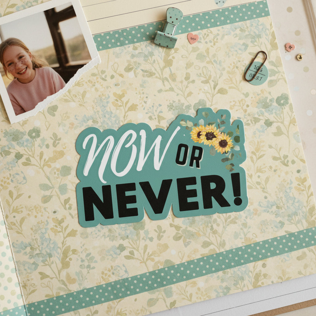 NOW OR NEVER- Vinyl/Waterproof/Matte