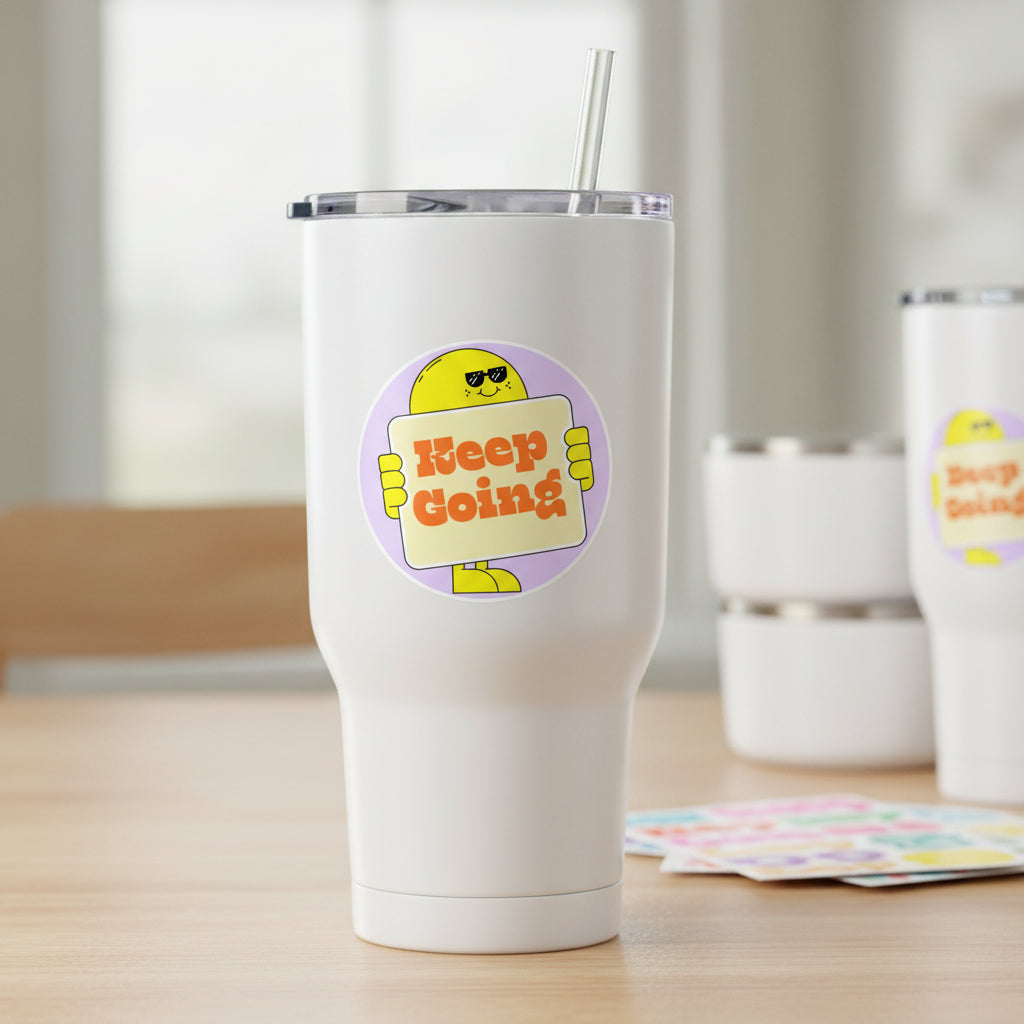 KEEP GOING- Vinly/Waterproof/Matte