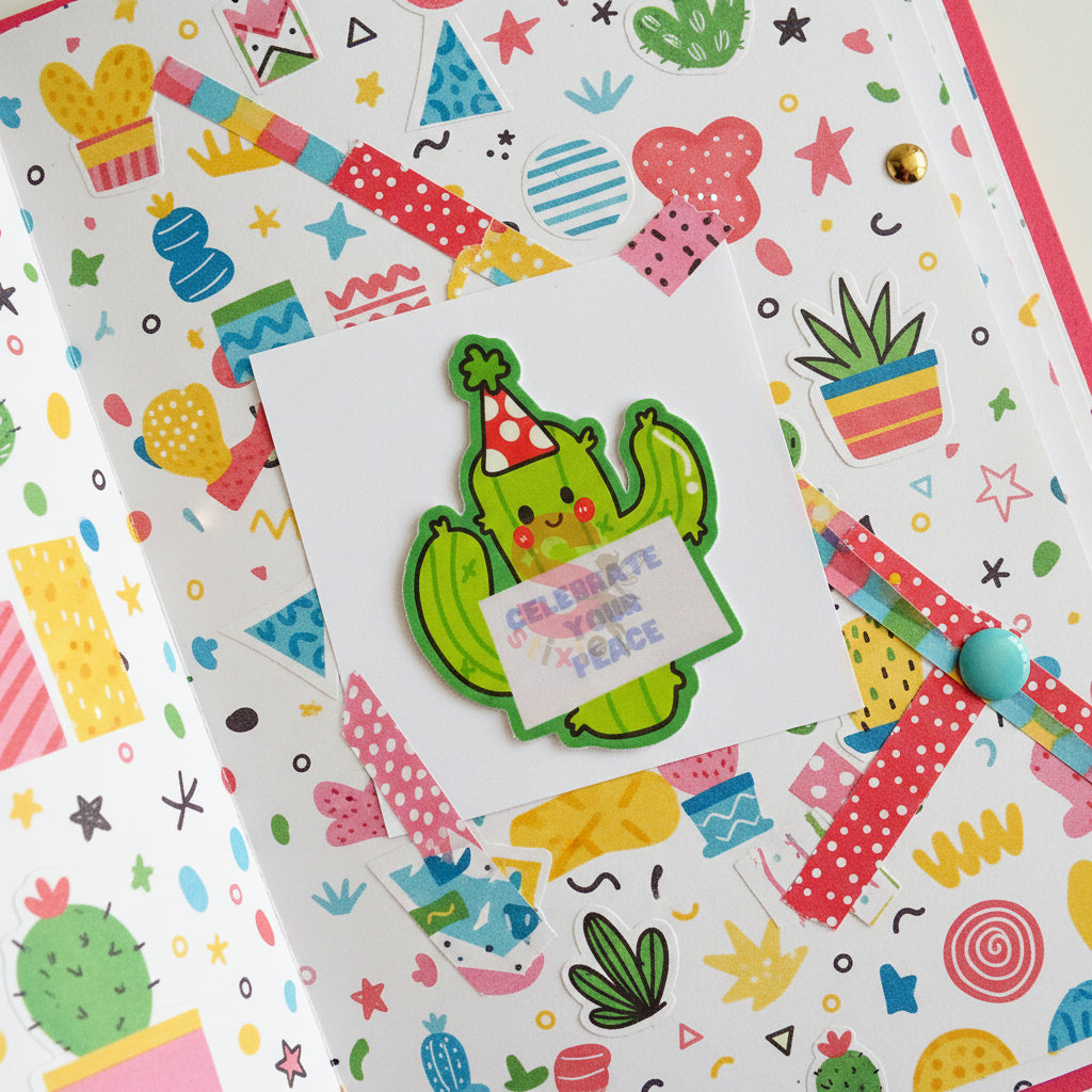 Celebrate your peace- CACTUS Vinyl/Waterproof