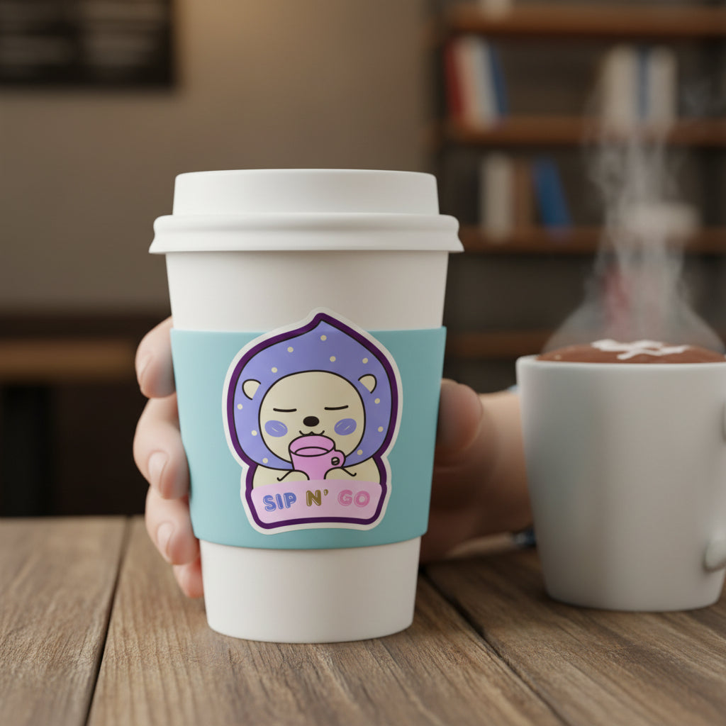 SIP N GO- Vinyl/Waterproof/Matte