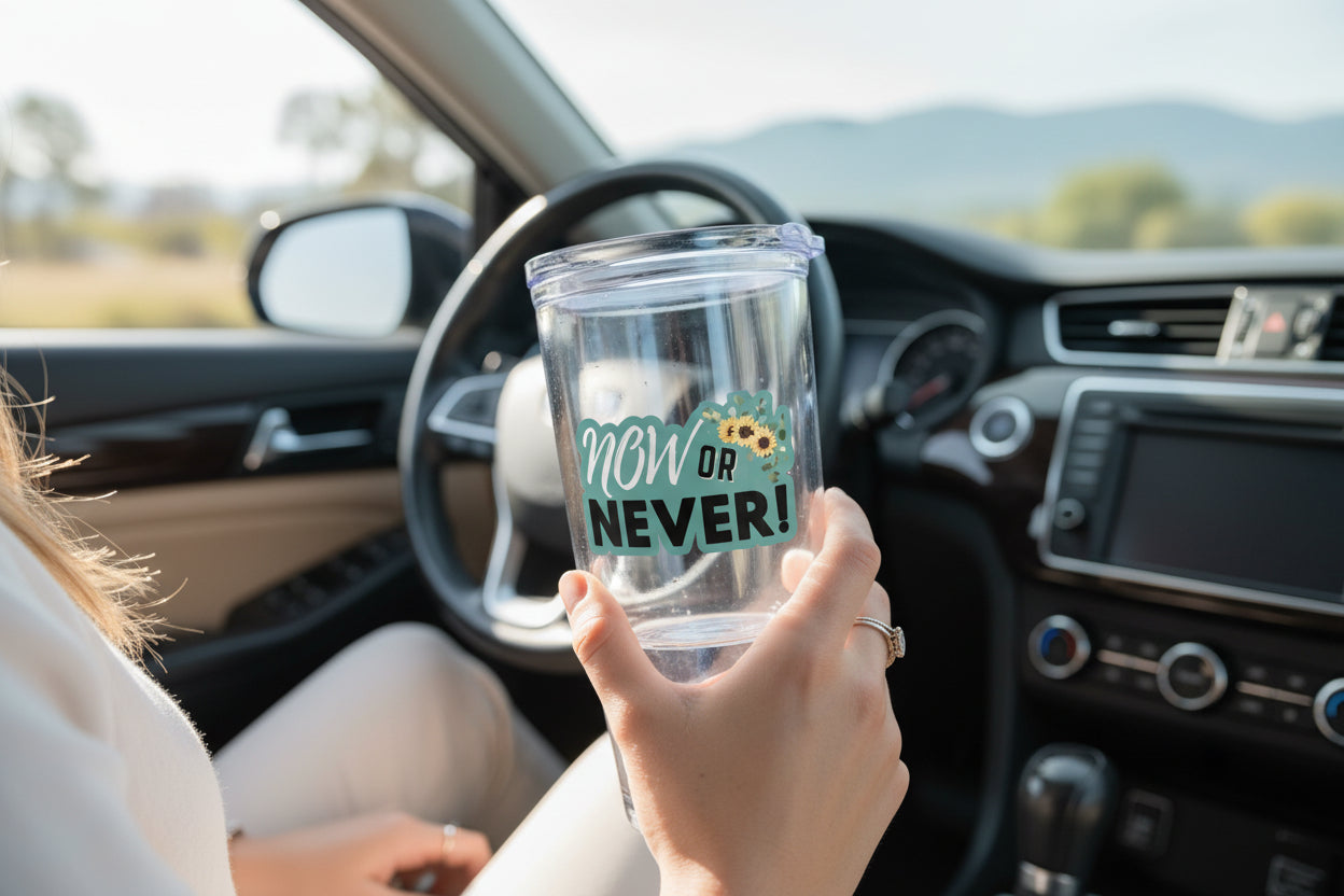 NOW OR NEVER- Vinyl/Waterproof/Matte