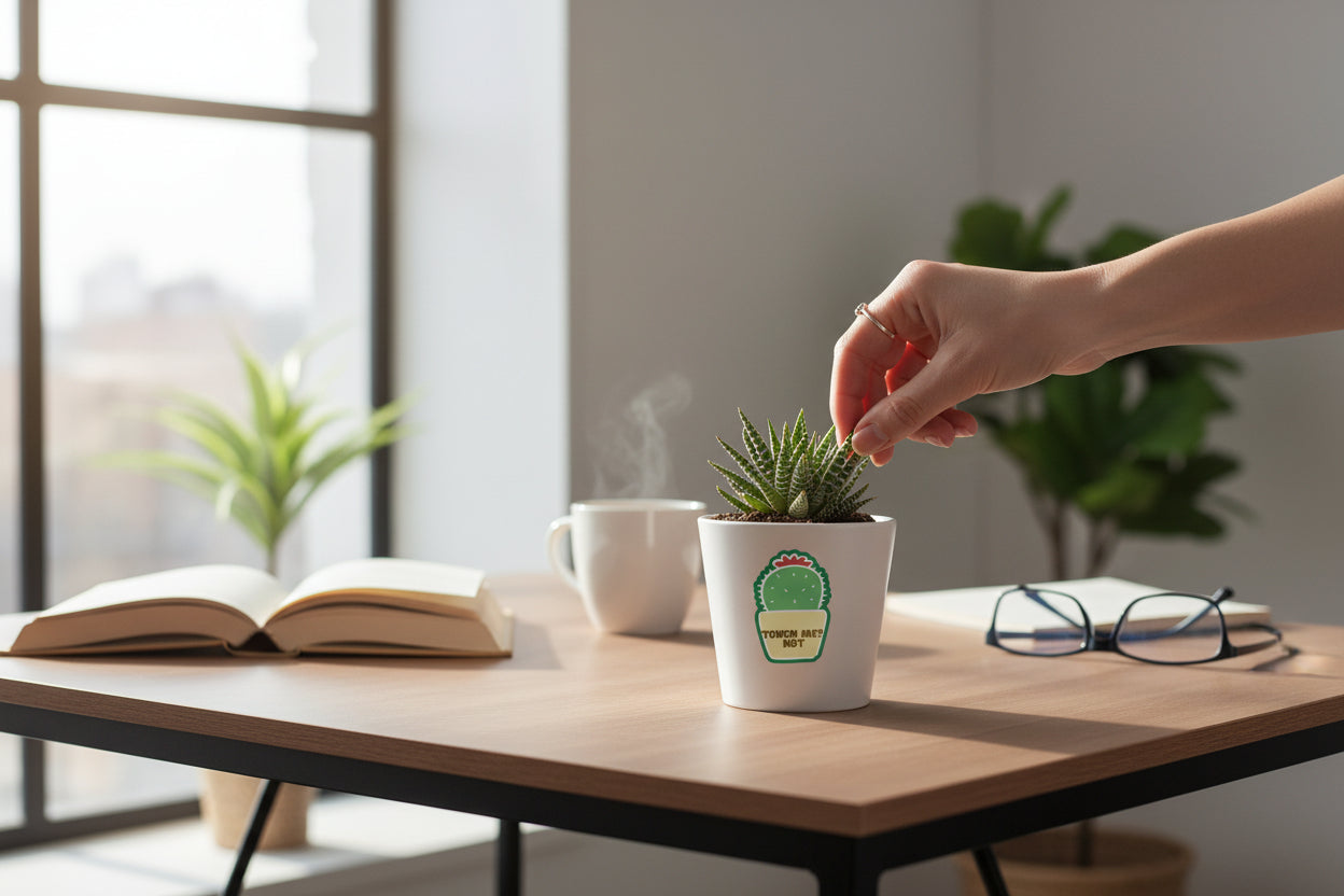 Touch me not CACTUS- Vinyl/Waterproof