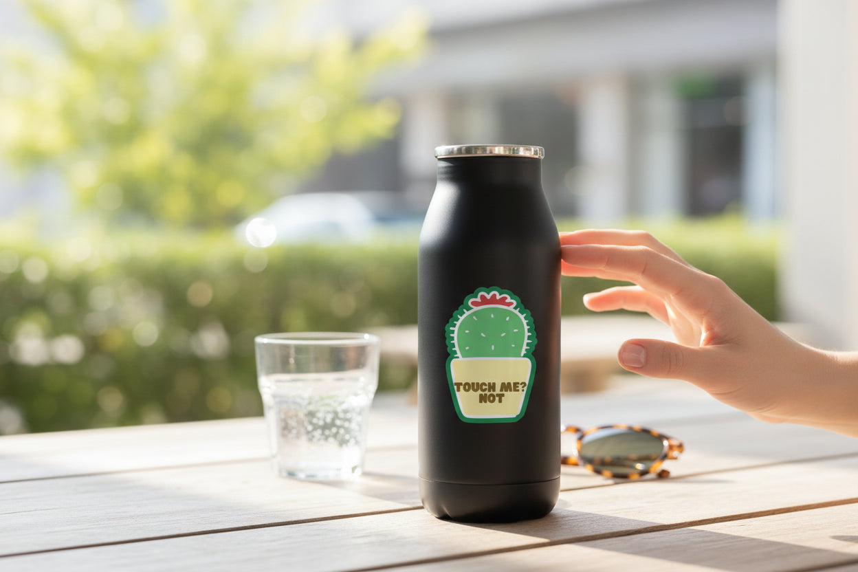 Touch me not CACTUS- Vinyl/Waterproof