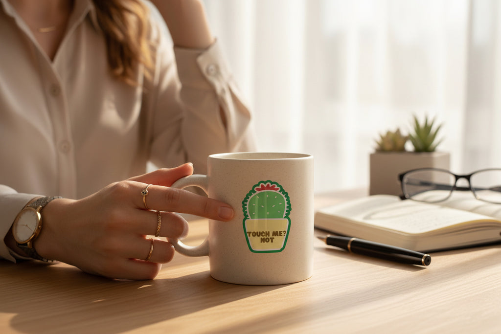 Touch me not CACTUS- Vinyl/Waterproof